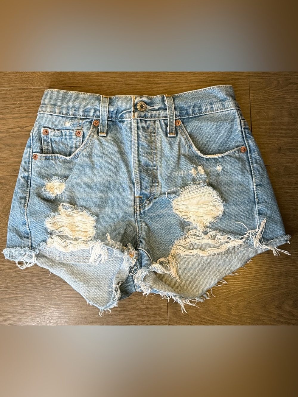 Levi’s 501 Original Fit High Rise Shorts - Quiet Riot